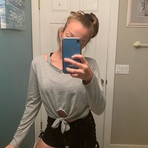 gray ROMWE long sleeve